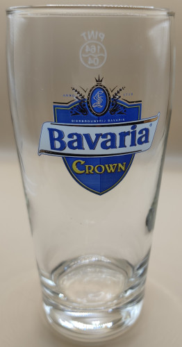 Bavaria Crown lager 2004 pint glass