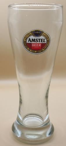 Amstel 1980s pint glass
