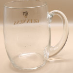 Guinness 1968 tankard pint glass glass