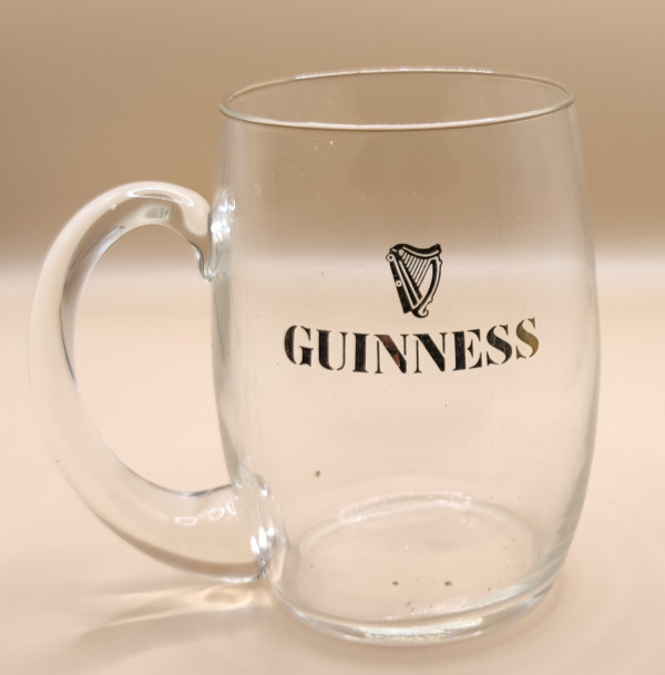 Guinness 1968 tankard pint glass glass