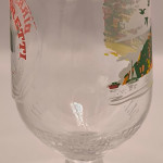 Birra Moretti 25cl Positano special edition beer glass glass
