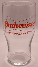 Budweiser King Of Beers 50cl glass glass